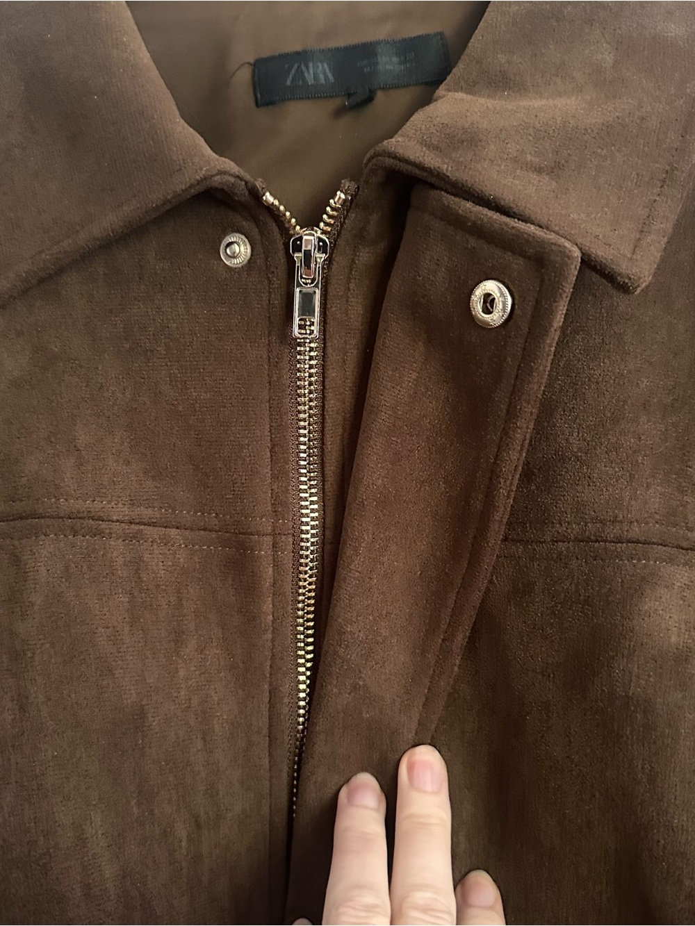 Zara Faux Suede jacket - Picture 3 of 5